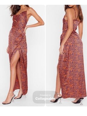 NASTYGAL LEOPARD DRESS - SZ. 12